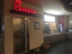 Chick-Fil-A is the highlight of the University Student Center's food court reopening. Photo by Benjamin McKnight III