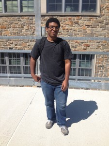 Devon Coleman, a junior Electrical Engineering major from Baltimore Md., says that the best thing that happened this summer was a "neighborhood pool party." The worst thing? "No job was hiring this summer."