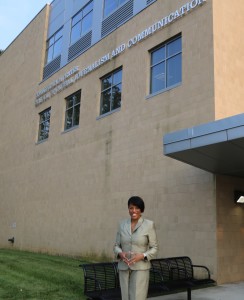 Mayor Stephanie Rawlings-Blake during a recent visit to Morgan State University. Photo by Desire Peace