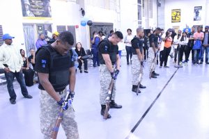 The National Society of Pershing Rifles Spring 2016 probate in Turner's Armory. Photo by Terry Wright.