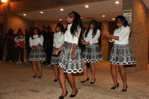 The Swing Phi Swing Spring 2016 probate in the Jenkins Pit. Photo by Terry Wright.