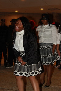 The Swing Phi Swing Spring 2016 probate in the Jenkins Pit. Photo by Terry Wright.