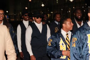 The Alpha Nu Omega Spring 2016 probate in Jenkins Pit.  Photo by Terry Wright.