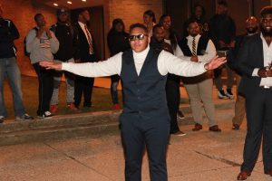 The Alpha Nu Omega Spring 2016 probate in Jenkins Pit.  Photo by Terry Wright.