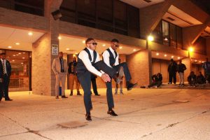 The Alpha Nu Omega Spring 2016 probate in Jenkins Pit.  Photo by Terry Wright.