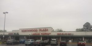 Northwood Plaza as it stands today. Morgan State University plans to redevelop the area in the near future. Photo by Akira Kyles.