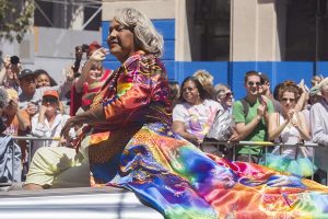 Miss Major Griffin-Gracy at San Francisco Pride in 2012. Photo by Quinn Dombrowski, courtesy of Wikimedia Commons